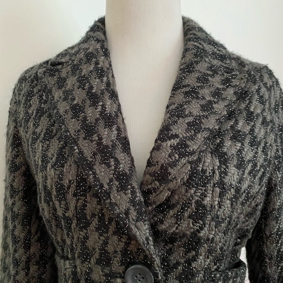 NWT DKNY Jeans Gray Black Plaid Jacket Size XS - Picture 5 of 11